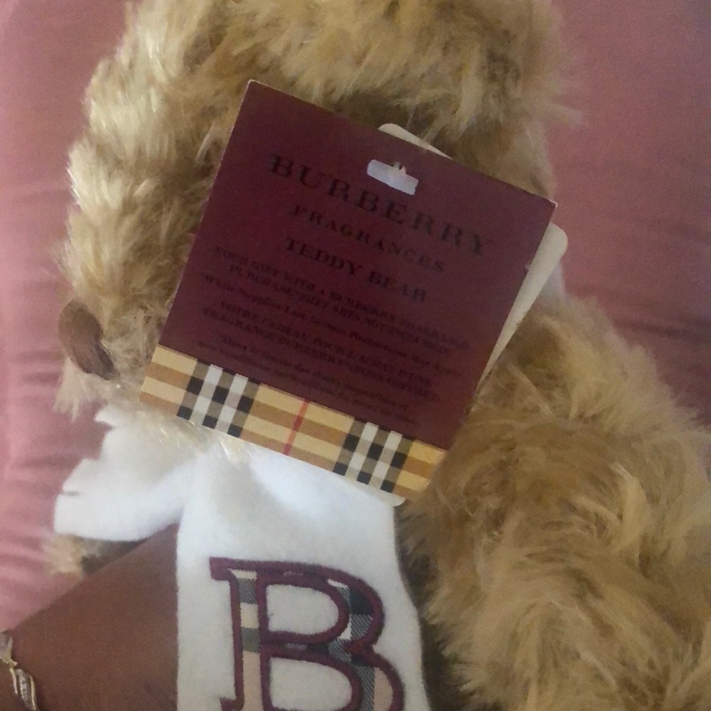 Burberry Teddy Bear with Monogram Scarf plush toy - Picture 3 of 9